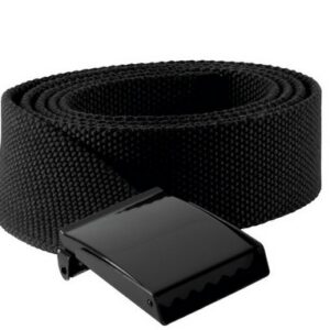 All-Black Canvas Belt