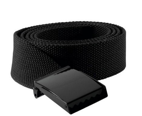 All-Black Canvas Belt